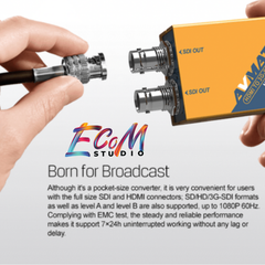Mini SC1221 HDMI to 3G-SDI Mini Converter - Bộ chuyển đổi tín hiệu nhỏ gọn , chuyển đổi từ 3G-SDI sang HDMI | | Dùng cho Sản xuất truyền hình , Quay phim , Sự kiện trực tiếp