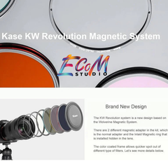 Bộ Kính lọc Kase KW Revolution Entry Kit (CPL / ND8 / ND64) - Dành cho ống kính đường kính từ 67mm - 95mm , gồm ba loại kính lọc khác nhau