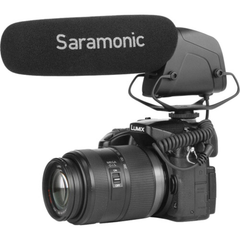 Saramonic SR-VM4 Shotgun Microphone (FS326) - Micro Shotgun chất lượng cao sử dụng cho Máy ảnh , Máy quay video , Ghi âm chuyên nghiệp | Dùng trong Phỏng vấn , Quay phim, Livestream