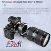 VILTROX EF-NEX IV High Electric Lens Mount Adapter Ring AF Auto Focus for Canon EFEF-S Lens - Bộ chuyển đổi ống kính , vòng đệm cho phép tự động lấy nét (AF) cho ống kính Canon EF/EF-S khi sử dụng trên máy ảnh Sony
