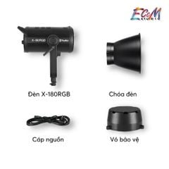 Đèn Led Tolifo X-180RGB 180W Hàng chính hãng trong livestream và quay chụp chuyên nghiệp Ecom Studio