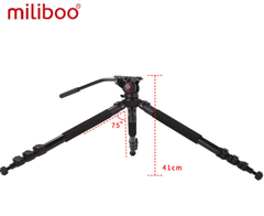 Chân máy Miliboo M702A Kit - Chân tripod chất liệu Aluminum , Chính Hãng Miliboo | Dùng trong Chụp ảnh , Quay video , Livestream
