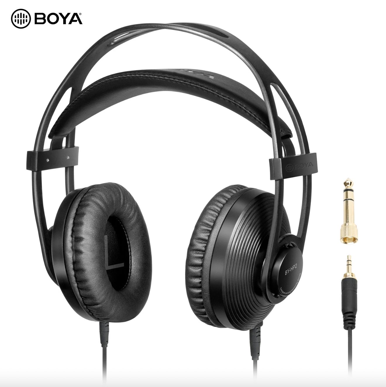 BOYA BY-HP2 – Tai nghe giám sát chuyên nghiệp dành cho Điện thoại / Laptop/ Máy ảnh