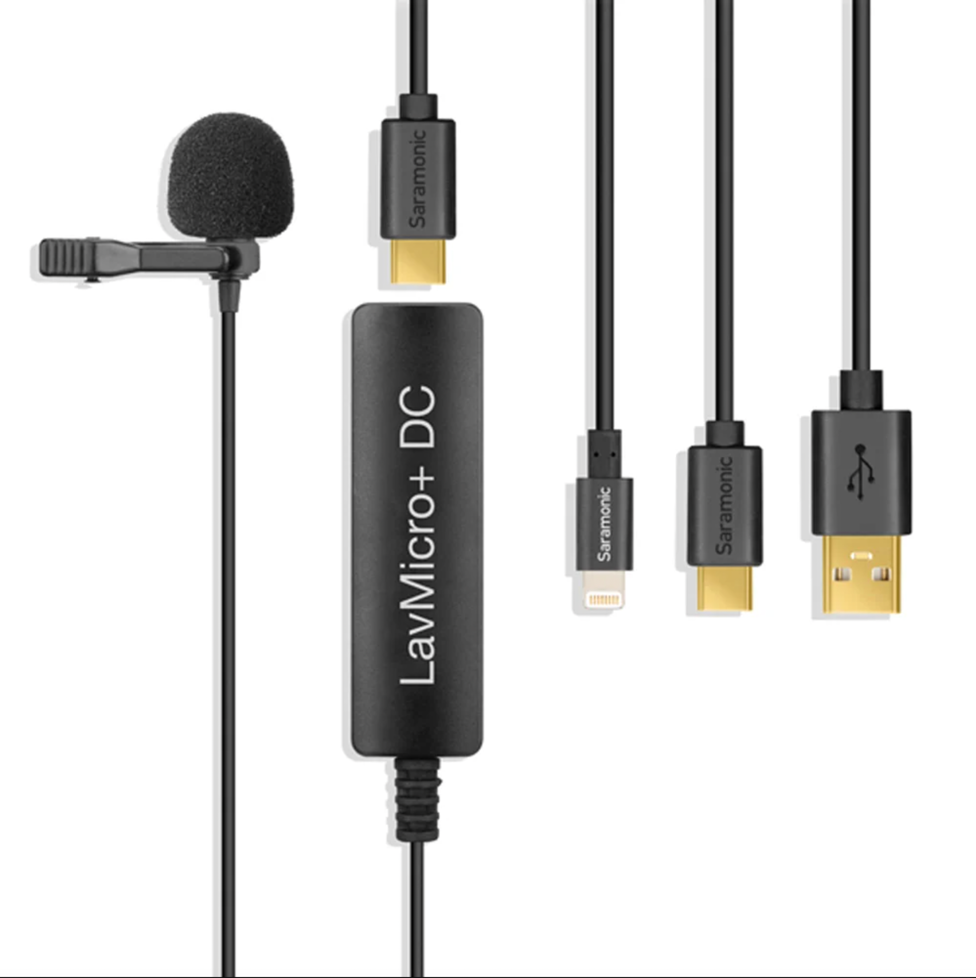 Micro Cài Áo Saramonic LavMicro+DC – Cổng kết nối USB Type C (FS504)