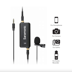 Saramonic- Smartphone Audio LavMic (FS741) - Máy ghi âm có thiết kế đặc biệt cho việc ghi âm trên smartphone | Linh hoạt sử dụng trong phòng thu và cả ngoài trời