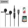 Micro Thu Âm Cài Áo Kép Boya BY-M2D. Cổng kết nối Lightning dành cho iPhone