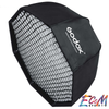 Softbox Godox Octagon Bát Giác 120cm dùng trong livestream và quay chụp chuyên nghiệp Ecom Studio
