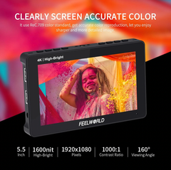 Feelworld F5 Prox - Monitor 5.5 Inch 1600nit