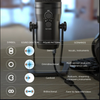 FIFINE K690 USB MIC WITH FOUR POLAR PATTERNS, GAIN DIALS, A LIVE MONITORING JACK & A MUTE BUTTON