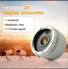 VILTROX C-AF 2X II Auto Focus 2.0X Teleconverter Lens Converter for Canon EF Mount - Bộ chuyển đổi ống kính gấp đôi tiêu cự của ống kính gốc , mở rộng khả năng chụp ảnh từ xa