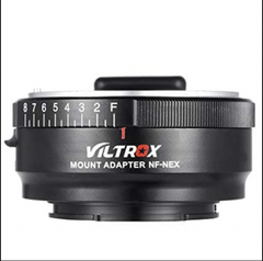 VILTROX NF-NEX Mount Adapter for Nikon GFAISD Lens to Sony E Mount Camera - Bộ chuyển đổi các ống kính Nikon G , F , AI , AI - S , D với các máy ảnh Sony E-mount