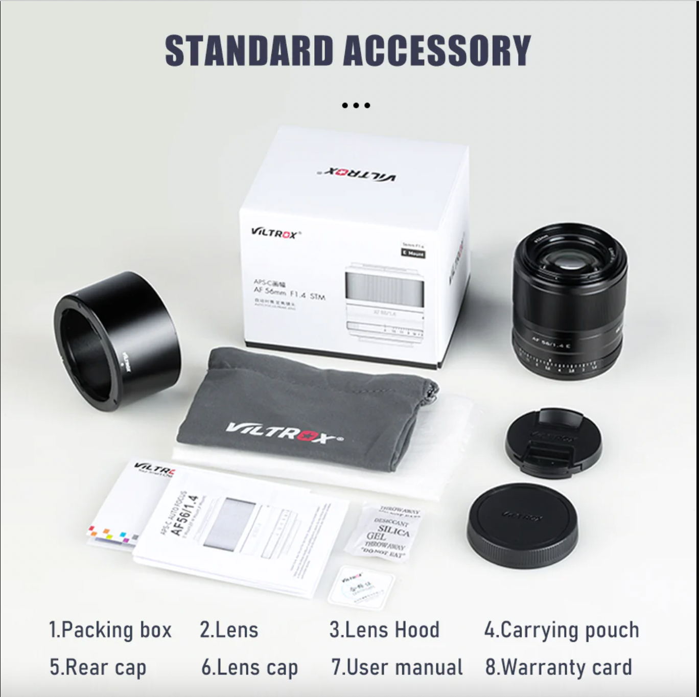 VILTROX AF56 F1.4E for Sony E-Mount - Ống kính dành cho máy ảnh sử dụng mount Sony E-Mount | Ống kính rộng , tự động lấy nét | Dùng cho chụp ảnh chân dung , cảnh đẹp