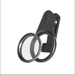 Kase / Filter hình tròn từ tính Magnetic Star Burst Filter Set (Filter + Magnetic clip) có kẹp chuyển đổi cho điện thoại thông minh | Tạo hiệu ứng ánh sáng độc đáo và ấn tượng