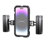 SmallRig Mobile Video Cage Kit (Dual Handheld) for iPhone 14 Pro Max 4078 - Bộ sản phẩm SmallRig sản xuất khung máy ảnh , phụ kiện | Dùng micro, đèn , ống kính