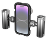 SmallRig Mobile Video Cage Kit (Dual Handheld) for iPhone 14 Pro 4076 - Bộ sản phẩm SmallRig sản xuất khung máy ảnh , Phụ kiện | Dùng micro, Đèn , Ống kính