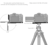 SmallRig 4211 - Foldable L-Bracket for Canon EOS R8 -  Bộ giá đỡ chữ L được thiết kế máy ảnh Canon EOS R5 , R6 | Dùng chuyển đổi giữa hướng ngang , Hướng dọc khi chụp