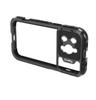 SmallRig Mobile Video Cage for iPhone 14 Pro Max 4077 - Bộ lớp vỏ an toàn , Bảo vệ cho iPhone 14 Pro Max , Tránh rơi , Va đập , Truy cập tất cả các cổng , Nút , Ống kính máy ảnh | Dùng trong thiết lập quay phim di động