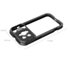 SmallRig Mobile Video Cage for iPhone 14 Pro Max 4077 - Bộ lớp vỏ an toàn , Bảo vệ cho iPhone 14 Pro Max , Tránh rơi , Va đập , Truy cập tất cả các cổng , Nút , Ống kính máy ảnh | Dùng trong thiết lập quay phim di động