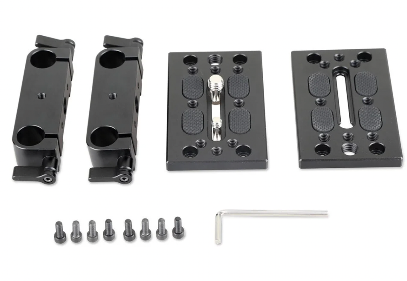 SmallRig 1798 - Baseplate with Dual 15mm Rod Clamp - Nền tảng thiết lập giàn máy ảnh , Sự ổn định , Hỗ trợ , Máy ảnh , Phụ kiện | Dùng sử dụng gắn phụ kiện , Hệ thống lấy nét , Hộp mờ , Màn hình ngoài