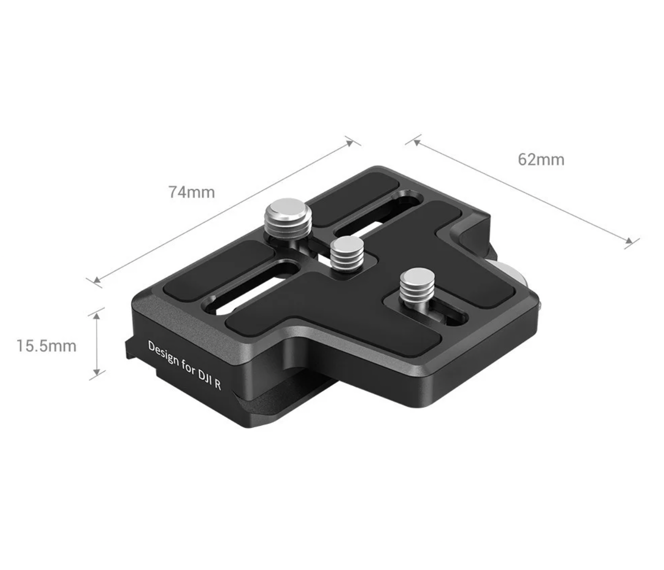 SmallRig 3162B - Extended Arca-Type Quick Release Plate for DJI RS 2 / RSC 2 RS 3 / RS 3 Pro Gimbal