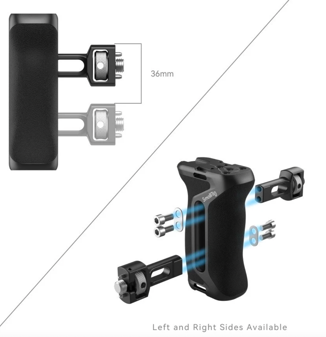 SmallRig ARRI Locating Side Handle 4016 - Tay cầm bên thiết kế cung cấp thoải mái , Điều khiển linh hoạt , Thiết bị quay phim | Dùng thiết kế dễ dàng lắp đặt , Tháo rời , Thiết bị quay phim , Tiết kiệm thời gian , Công sức người dùng