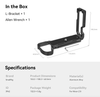 SmallRig L-Bracket for Nikon Z 8 3942 - Phụ kiện linh hoạt được thiết kế đặc biệt cho máy ảnh mirrorless Nikon Z 8 | Dùng gắn phụ kiện bổ sung màn hình , Micro , Đèn LED