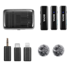 Micro không dây BY-XM6 K3 / BY-XM6 K4 - Hệ thống Micro không dây kênh đôi 2,4GHz 1 người , 2 người | Dùng cho iOS của Apple | Cổng Lightning làm vlog, tạo nội dung, livestream , ghi âm