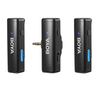 Micro không dây BY-XM6 K3 / BY-XM6 K4 - Hệ thống Micro không dây kênh đôi 2,4GHz 1 người , 2 người | Dùng cho iOS của Apple | Cổng Lightning làm vlog, tạo nội dung, livestream , ghi âm