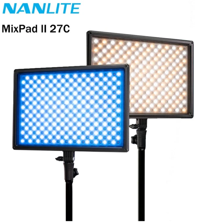 Nanlite MixPad II 27C RGBWW Hard and Soft Light LED Panel - Đèn chiếu sáng đổi màu linh hoạt cho Studio và Ngoại cảnh| Dùng trong Quay phim , Chụp ảnh , Livestream