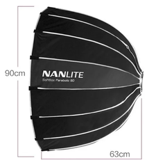 Nanlite SB-PR-90-Q Parabolic Softbox 90cm - Softbox tản sáng có hình dạng Parabolic | Dùng chiếu sáng Studio và Ngoại cảnh , Cung cấp ánh sáng mềm , đồng đều cho các cảnh quay