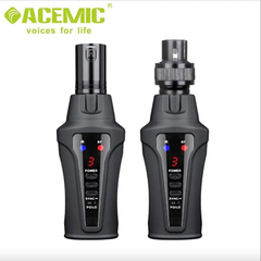 Acemic TR – 20 Set Micro Không Dây UHF Hệ Thống Bộ Phát – Bộ Thu Không Dây Giao Diện Âm Thanh Truyền Tải