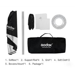 Softbox Tổ Ong Godox 22X90 dùng trong livestream và quay chụp chuyên nghiệp Ecom Studio