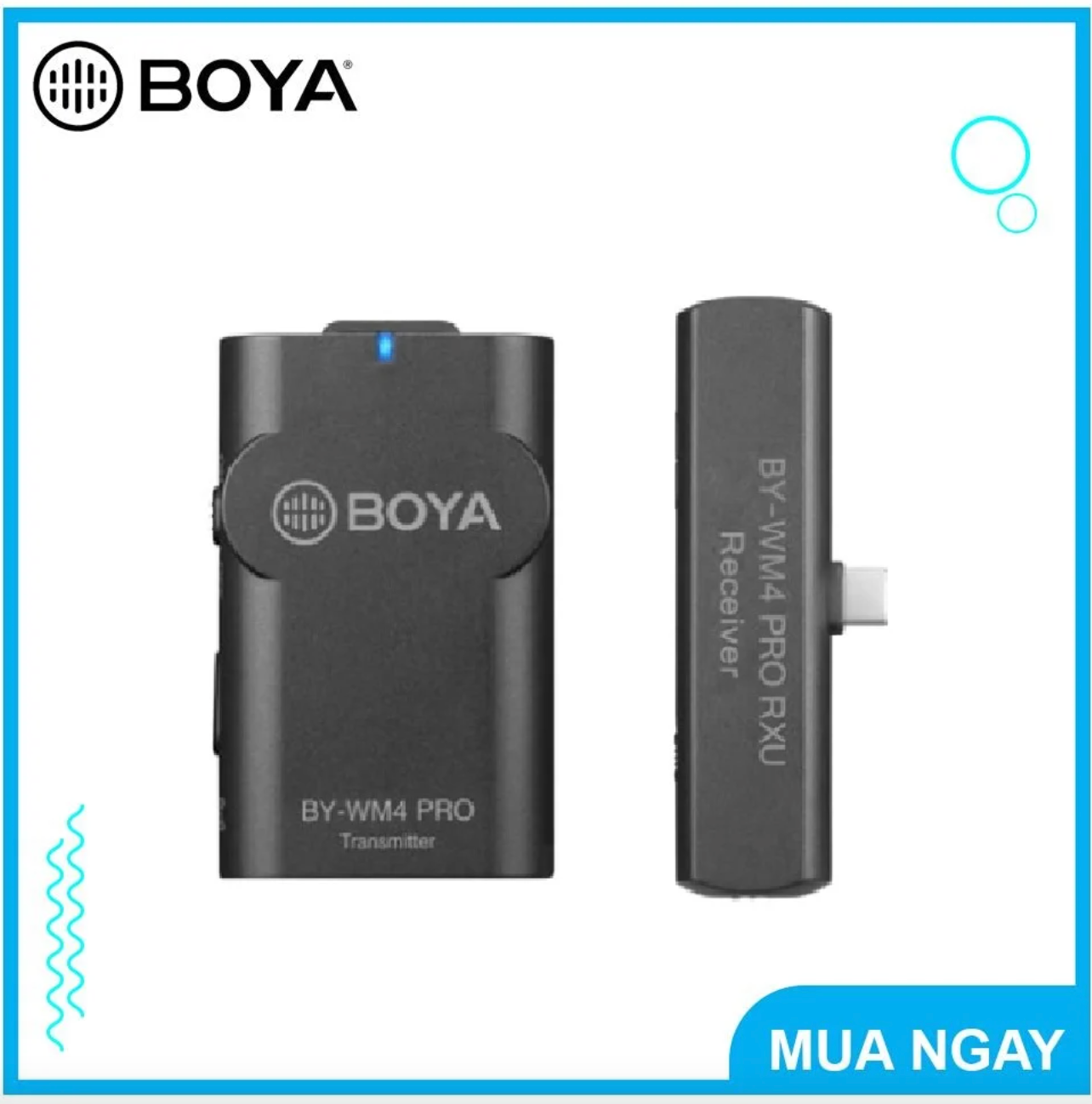 Boya BY-WM4 Pro K5 cổng kết nối Type-C
