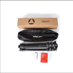 Chân Máy Ảnh G55C+G0Series 4-Section Foldable Carbon Fiber Lightweight Twist Lock Camera Photo Tripod – Chính Hãng KINGJOY