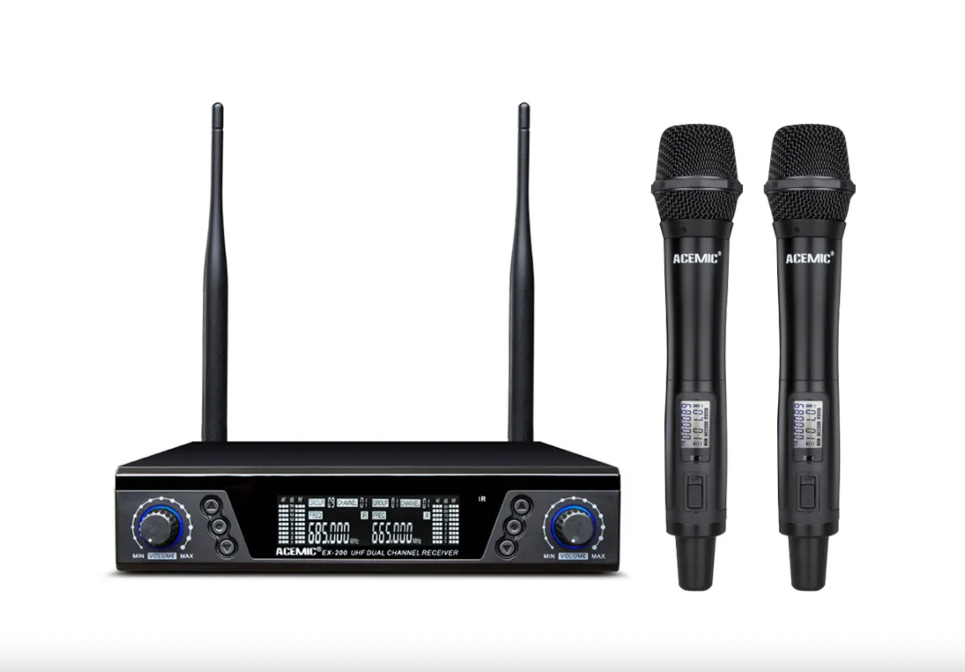 ACEMIC EX – 200 Micrô không dây UHF chuyên nghiệp với 200 tần số để lựa chọn