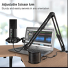 FIFINE T683 USB MICROPHONE BUNDLE WITH A MUTE BUTTON, A VOLUME DIAL & A MONITORING JACK FOR PC/MAC/MOBILE