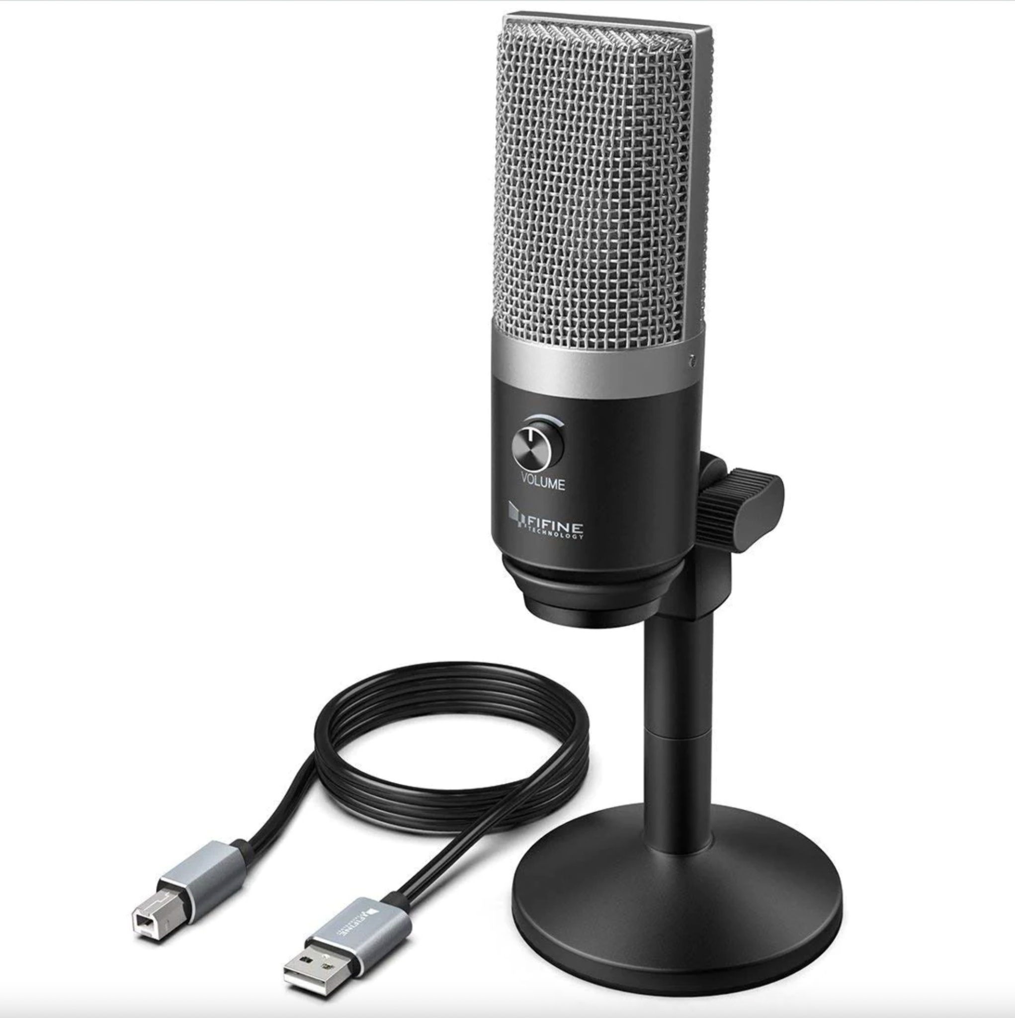 FIFINE K670B USB MIC WITH A LIVE MONITORING JACK FOR STREAMING PODCASTING ON MAC/WINDOWS