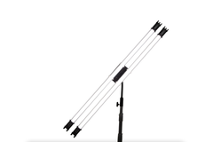 NANLite Accessories – T12 holder for 2 tubes Ball Head Yoke with Gooseneck (FNC32) - Giá đỡ T12 cho 2 ống đèn với đầu quả bóng và ống cổ vịt , điều chỉnh góc độ và hướng của ánh sáng