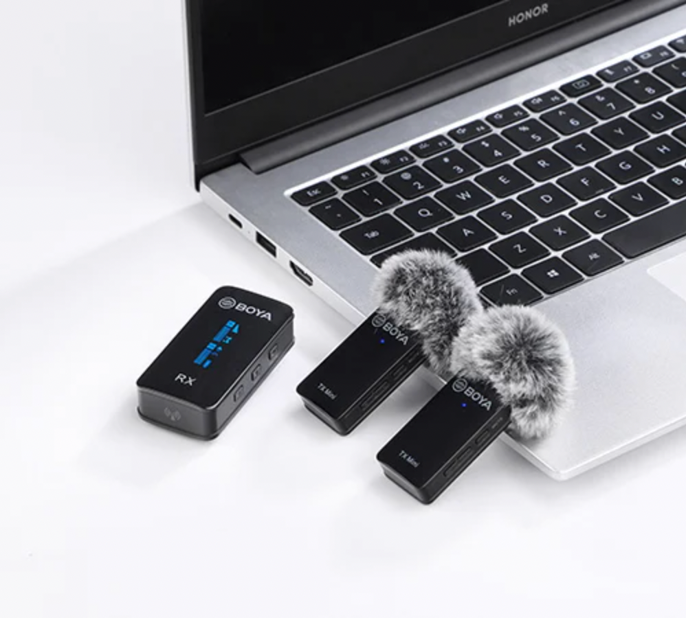 Micro Boya BY-XM6 phiên bản Mini dành cho 1 người , 2 người - Micro Thu Âm Dành Cho Điện Thoại Và Máy Ảnh Dùng Trong Ghi Hình , Livestream , Quay Video