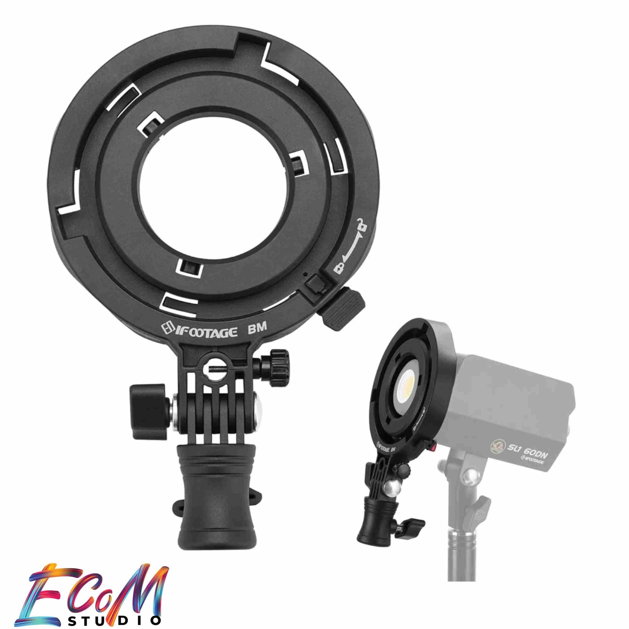 Ngàm Adapter chuyển đổi Mini Bowens sang Bowens của Tolifo