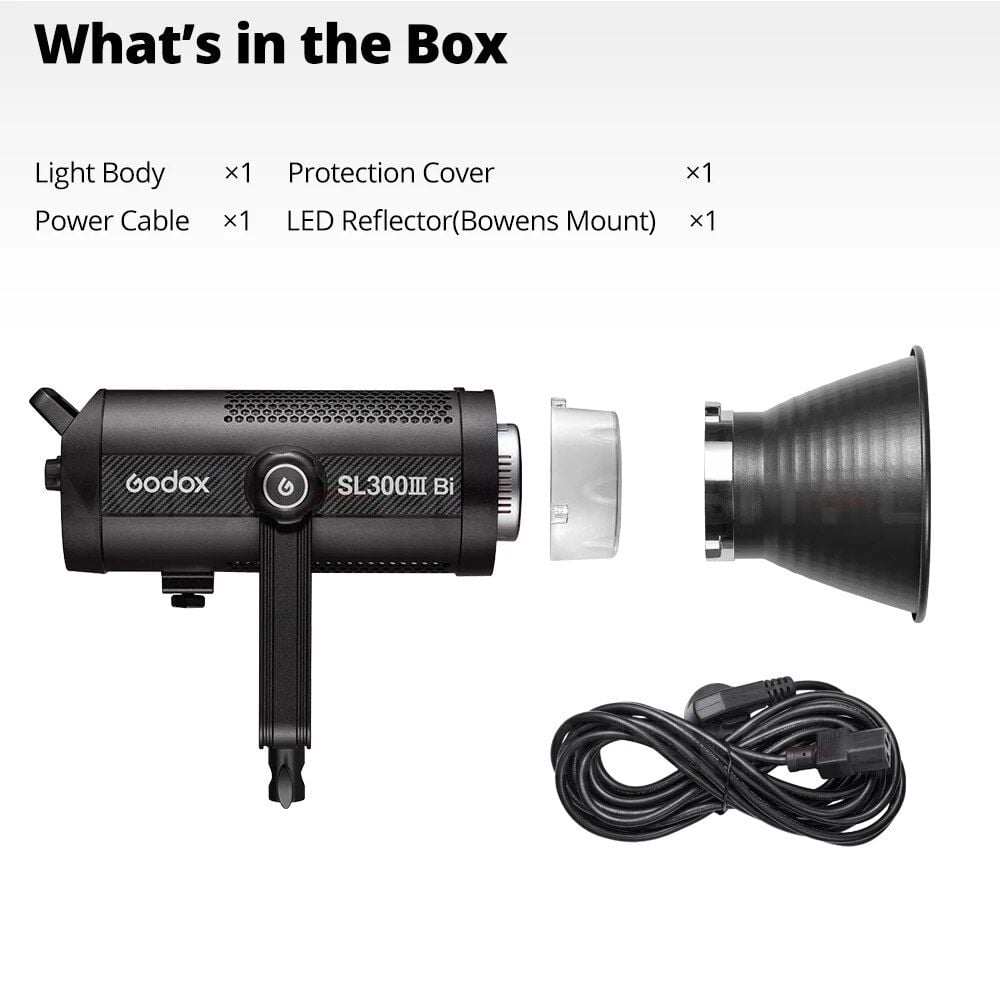 Đèn Led SL300III Bi Color (2800K-6500K) Godox Chính Hãng trong livestream và quay chụp chuyên nghiệp Ecom Studio
