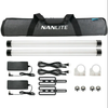 Nanlite Pavotube II 15X 2 Kit - RGBW LED Tube with Battery & App Control