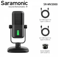 Micro USB Saramonic SR-MV2000 - Hệ thống Micro ghi âm giọng nói rõ ràng , ấm áp | Thiết kế chuyên nghiệp