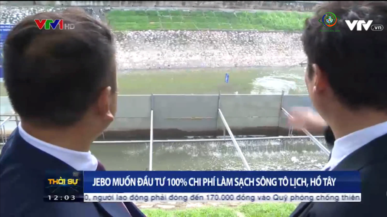  [THỜI SỰ 12h VTV1 NGÀY 04/12/2019 ]JEBO MUỐN ĐẦU TƯ 100% CHI PHÍ LÀM SẠCH SÔNG TÔ LỊCH, HỒ TÂY 