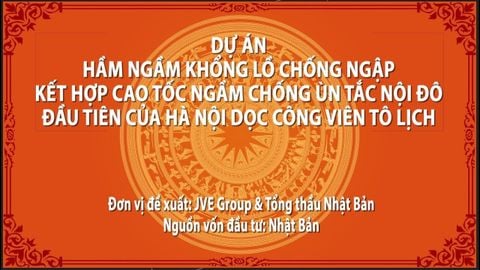 【HẦM NGẦM CHỐNG NGẬP】VIDEO 3D MÔ PHỎNG ĐỀ XUẤT XÂY DỰNG HẦM NGẦM CHỐNG NGẬP