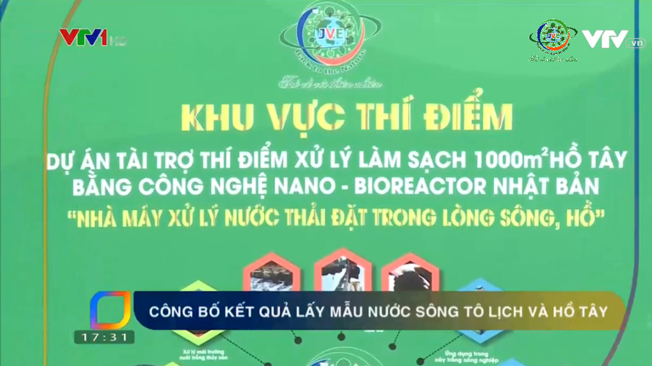  [VTV1 Bản tin Việt Nam hôm nay 30/10/2019] Công bố kết quả lấy mẫu nước sông tô lịch và hồ tây 