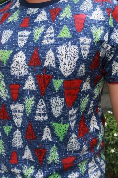  MST030W31-BỘ SHORT THUN NAM, HỌA TIẾT ĐẶC TRƯNG MÙA NOEL 