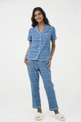 BKD079W02-BỘ KATE DÀI HỌA TIẾT CARO XANH MANG LẠI CẢM GIÁC TRẺ TRUNG VÀ NĂNG ĐỘNG