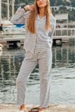  BKD110W41-BỘ PIJAMA BÂU SAM TAY DÀI, CHẤT LIỆU KATE NỈ ẤM ÁP CHO MÙA THU ĐÔNG 