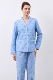  BKD162W81-BỘ PIJAMA BÂU SAM TAY DÀI, CHẤT LIỆU KATE CHO MÙA THU ĐÔNG 